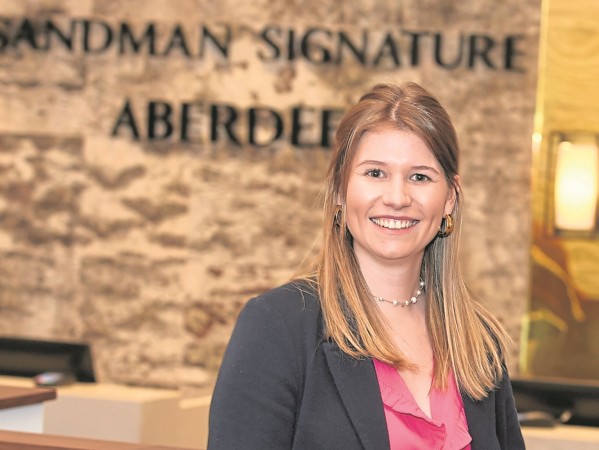 Leonora, Sales Manager for the Sandman Signature Aberdeen Hotel