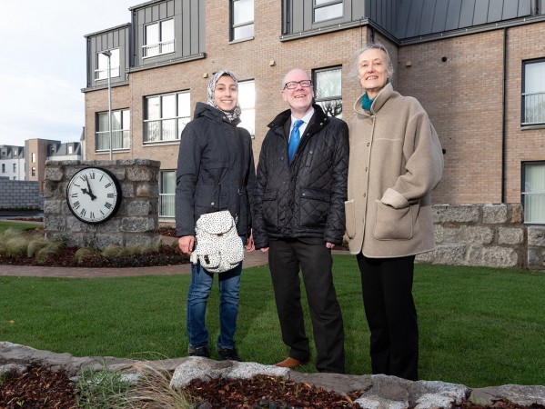 RGU student’s communal garden officially opened by Housing Minister