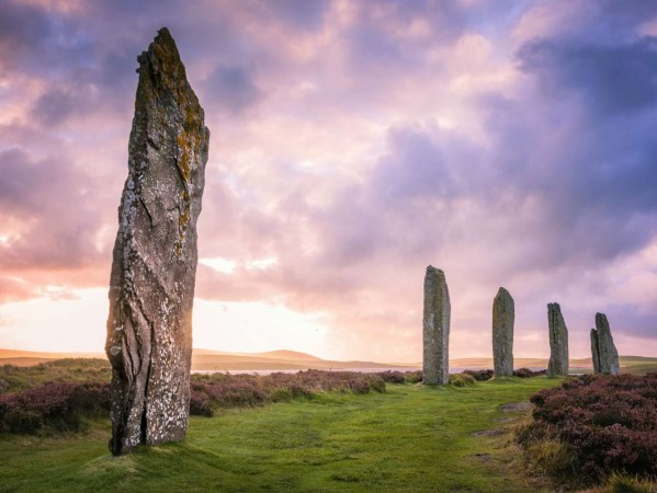 Ring of Brodgar in the Orkney Islands Ring of Brodgar in the Orkney Islands