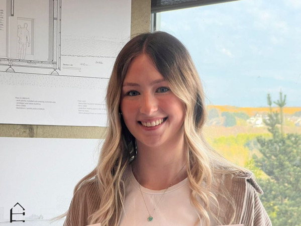 Image shows winner of the HIAA Awards, student Rachel Gray from the Scott Sutherland School of Architecture & Built Environment Image shows winner of the HIAA Awards, student Rachel Gray from the Scott Sutherland School of Architecture & Built Environment
