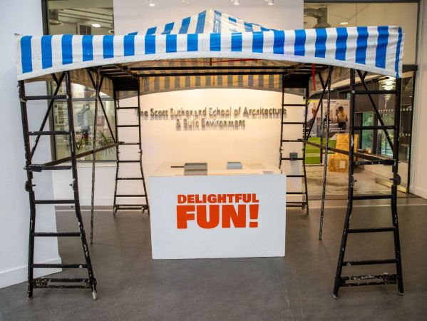 Image from ‘A delightful fun; a Cedric Price Thinkbelt for our times' exhibition at the Scott Sutherland School of Architecture & Built Environment Image from ‘A delightful fun; a Cedric Price Thinkbelt for our times' exhibition at the Scott Sutherland School of Architecture & Built Environment