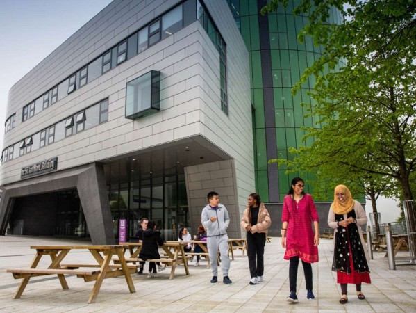 students walking near SIWB