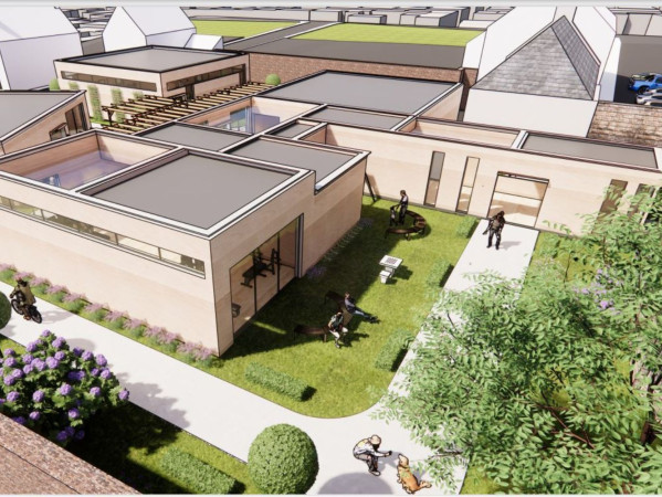 A sketch from RGU Architectural Technology student, Tehillah Sihlabela, which shows a spa and health centre in Peterhead A sketch from RGU Architectural Technology student, Tehillah Sihlabela, which shows a spa and health centre in Peterhead