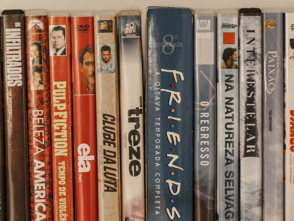 Stack of DVDs Stack of DVDs